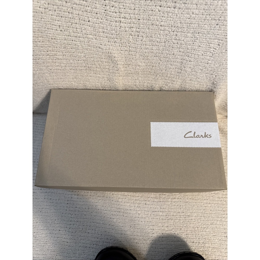 Clarks Ashland Bubble Navy Leather Women's Loafers Cushion Soft Shoes 7 XW New - Picture 15 of 16
